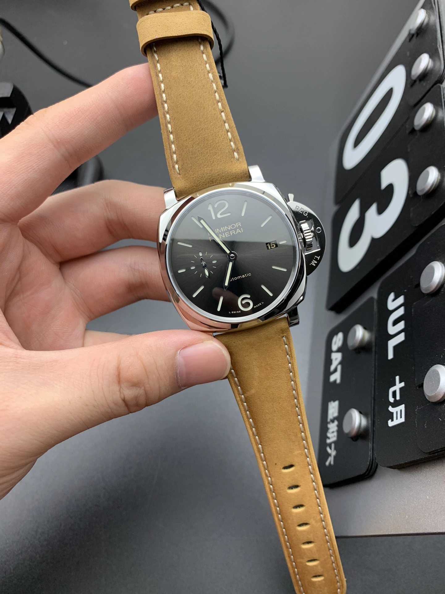 CBD Factory Panerai Luminor Due 42mm PAM00904 “Scamosciato Edition” 1:1 Super Clone – DDP.900 Movement Affordable 356